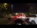 4k night tour in osaka city by yamaha yzf r25 大阪夜景ドライブ　新御堂筋西中島→梅田→心斎橋→難波