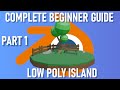 Complete Blender Beginner Guide Low Poly Island Creation (1/2)