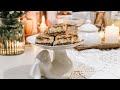 How to make a table track | Table setting like a spring garden | Chocolate pie |  Aesthetic vlog