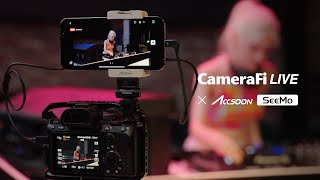 Live Stream with External Camera on iPhone/iPad | CameraFi Live x Accsoon SeeMo