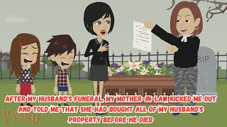 【OSA】After my husband's funeral, MIL told me she had bought my husband's property before he died