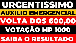 URGENTISSIMO! VOTAÇÃO DO AUXILIO EMERGENCIAL MP 1.000 UMA LUZ NO FIM DO TÚNEL #pauta600já