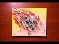 Very Simple Contemporary Abstract Painting With Acrylics On Canvas | Art Demonstration