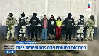 Tres detenidos con municiones en Zuazua, NL | Noticias MTY primera emisión