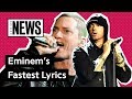 Eminem’s Fastest Raps | Genius News