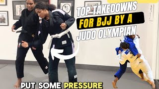 TOP Takedowns for BJJ, taught by a JUDO OLYMPIAN