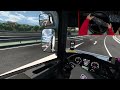 realistic driving scania r520 v8 open pipe sound mods ets2 1.53