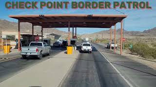 CHECK POINT BORDER PATROL DE  YUMA ARIZONA