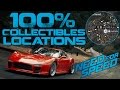 Need for Speed 2015 / All Collectibles! Donuts, Vista, Car parts!