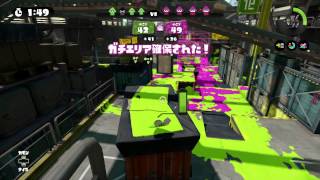 スプラトゥーン 2015-08-14#10 ガチエリア ハコフグ倉庫