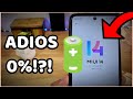 CUIDADO? Batería en Redmi Note con MIUI 14 GLOBAL!!!