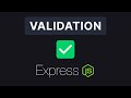 Express JS #10 - Validation