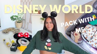 Disney World Pack with Me 🩷 | packing for a week long disney tip, packing essentials and tips!