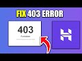 How To Fix 403 Forbidden Error In Hostinger | Fix 403 Error In Hostinger