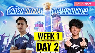 [Malay] PMGC 2020 League W1D2 | Qualcomm | PUBG MOBILE Global Championship | Week 1 Day 2