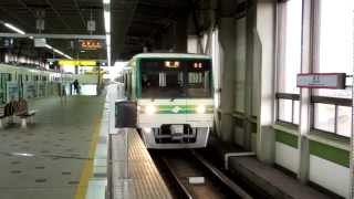 仙台市地下鉄1000系 富沢駅到着 Sendai Subway Tomizawa station