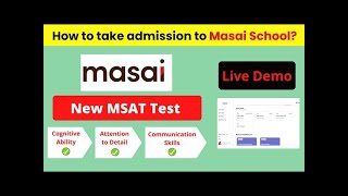 clear the Masai school MSAT exam  2023 on the first attempt? #masai