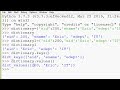 Python Tutorials - Python Variables | Tuples | Dictionaries