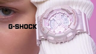 편광된 진주의 은은한 빛, 실크의 부드러운 질감을 연상시키다 GMA-S110ST | CASIO G-SHOCK