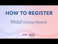 Mobil Exclusive Rewards - How to Register