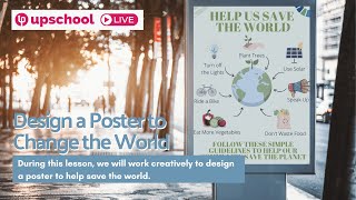 Live lesson - How to Design a Poster to Change the World