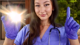 ASMR Realistic Medical Exam & Doctor Roleplay | Eye Exam, Ear Exam, Soft Spoken