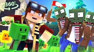 Plants vs Zombies in 360° - A Minecraft VR Video