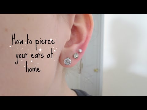 How I pierced my ears at home | Alyssa Nicole How I pierced my ears at home | Alyssa Nicole