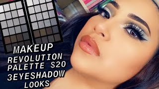 MAKEUP REVOLUTION COLOUR BOOK 01 | 3 EYESHADOW LOOKS - ALEXISJAYDA