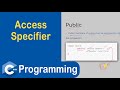 #94 Access Specifier or Access Modifier in C++ | Types of Access Specifier