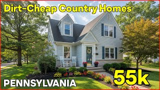 Dirt Cheap Country Homes in Pennsylvania Under $140K – Hidden Real Estate Goldmines!