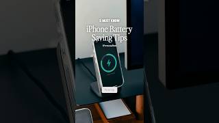 5 MUST KNOW iPhone Battery Saving Tips 🔋#shorts