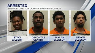 4 arrested following chase in Chilton County