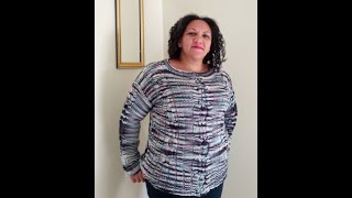 #patternsunder50projects Breath of Autumn Cable Sweater by Sheryl Cox of Essence of Autumn