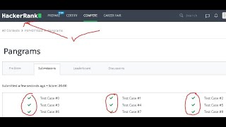 Java Pangrams | HackerRank | using arrays, comparison, for loops