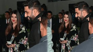 एक ही इवेंट में अलग अलग कार से पहुंचे Abhishek Bachchan और Aishwarya Rai,.