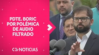 PDTE. BORIC POR POLÉMICA de audio filtrado: “La ministra Urrejola cuenta con toda mi confianza”