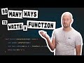 How To Build Coding Skill by Rewriting a Function