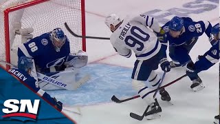 Maple Leafs' Ryan O'Reilly Scores Equalizer With A Minute Remaining To Force OT vs. Lightning