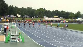 2015年度全中通信兵庫県大会 3年男子100m準決勝3組目