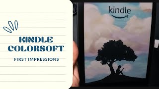 My first impressions on the Kindle Colorsoft