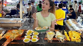 Amazing! Grilling Seafood Non Stop- Lots of Customer - Seafood Heaven | Thai Street Food