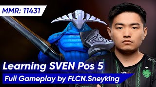 ⚔ Sneyking SVEN 7.36 SUPPORT 5 Pos | Dota 2 Pro Gameplay