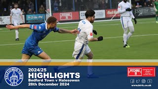 HIGHLIGHTS | Bedford Town v Halesowen [28/12/24]