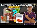 Learn Brick Work Masonry A-Z Process in One Video | Akshay Kamath