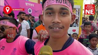 Rajasthan takes on Punjab in first-ever IPL match in Guwahati. Let's find out what fans have to say.