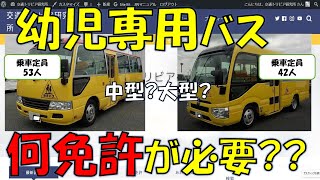 【注意点!!】幼児専用バスの運転