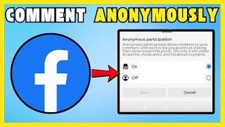 How To Comment Anonymously On Facebook Group [NEW UPDATE]