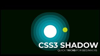 Quick CSS3 Shadow Effects Tutorial For Beginners | CSS Effects #technologyonvikash #css3 #html