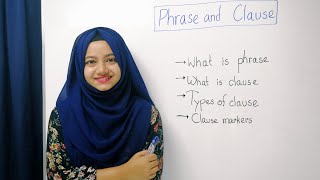 Phrase and clause |  Principal clause | Subordinate clause | co-ordinate clause